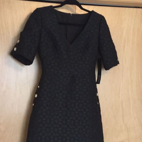 Badgley Mischka Jacquard Cocktail Dress - Picture 6 of 8